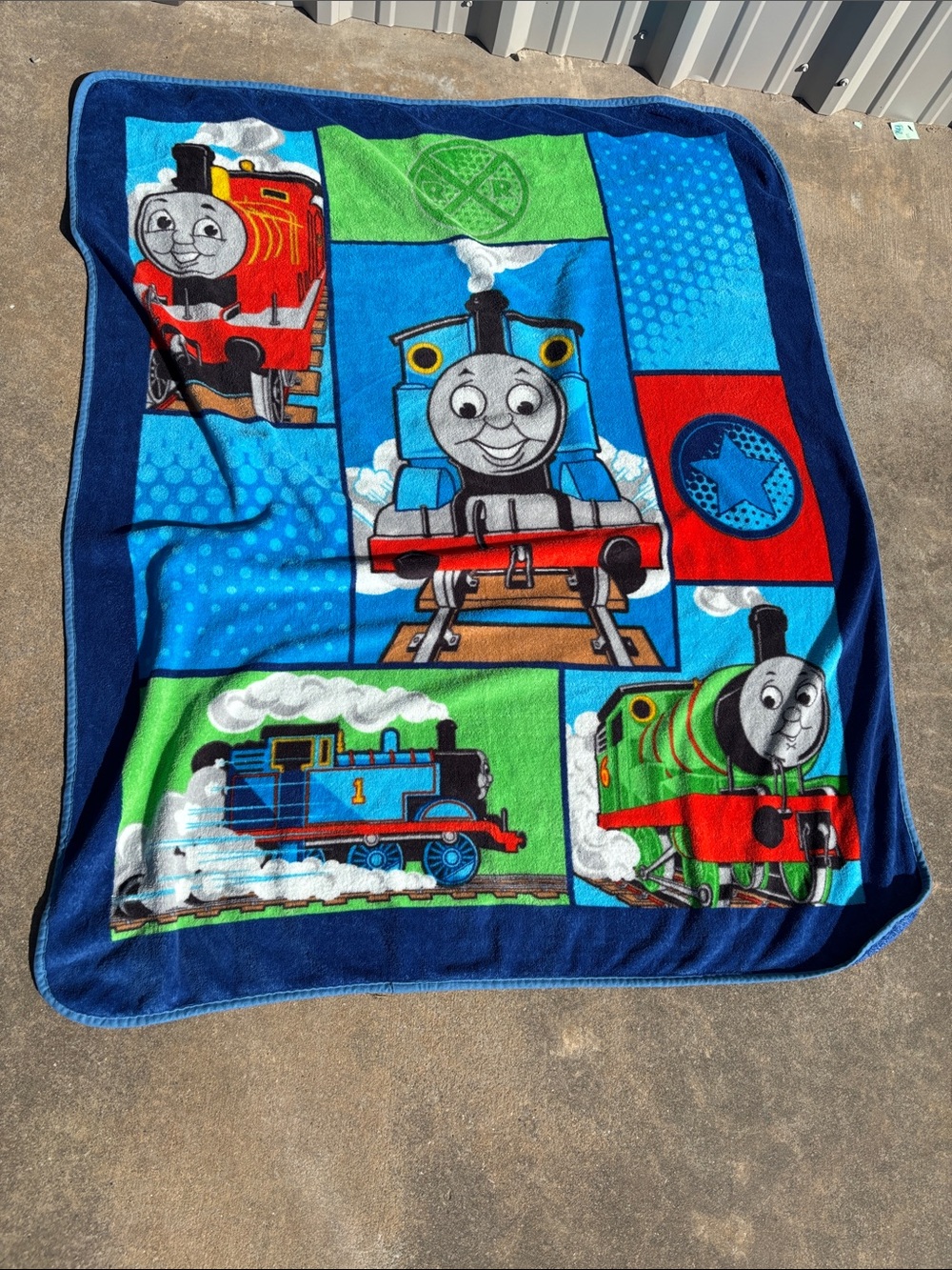 Thomas & Friends Multicolor Kids Throw Blanket with Train Characters